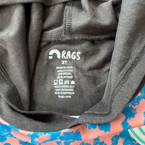 NWT Rags Hooded ‘Star Smiley’ Romper Size 2T - Picture 2 of 4
